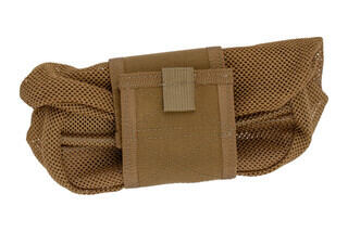The High Speed Gear Coyote Brown Mag-Net dump pouch V2 is made from 1000D cordura mesh